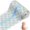 TECHEEL Benda trasparente impermeabile 15cm x 10m Rotolo di cerotto per doccia Gesso impermeabile Gesso per doccias Impermeabile per cerotti da doccia, sport, docce