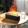 SURPRIZON Diffusore di fiamma per camino, diffusore di oli essenziali per aromaterapia, con timer e spegnimento automatico, 7 luci LED lenitive, umidificatore a ultrasuoni da 150 ml, per camera da letto,