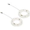 PATIKIL 2pz GX53 Luce Base Presa Lampada Lampadina Supporto Sostituzione