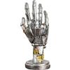 Whbbbj Statua creativa della mano meccanica, mano meccanica cyberpunk, supporto for controller di gioco, supporto for cuffie, supporto for collana, scultura della mano del robot, artigianato(Multi-colored)
