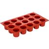 silikomart | SF059 Stampo in Silicone per Monoporzioni MIDI CANNELÈ, Antiaderente, 15 Cavità, Confezione da 1 Stampo per Dolci, Ø 45 h 45 mm, Made in Italy