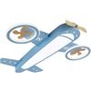 KAPIPALA Carino ed elegante Creativo Cartone animato LED Aerei Lampada da soffitto Temperatura di colore regolabile con un telecomando Fornito Camera dei bambini Illuminazione a soffitto Ragazzo Ragazza Camera