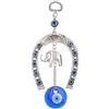 Garneck Malocchio Blu Turco con Amuleto Decorativo da Parete con Elefante Portafortuna Ornamenti Appesi Protezione E di Benedizione Portafortuna, per Inaugurazione della casa