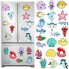 PANYI 22 Calamite da Calamites Frigorifero Marini Calamite da Frigo in Silicone per Bambini Decorative 3D a Calamites Bambini Adatte per Frigoriferi Lavagne aule Scolastiche ecc