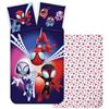 BrandMac Spidey - Set di biancheria da letto per bambini, copripiumino 100 x 140 cm + federa 40 x 45 cm, 100% cotone, set di biancheria da letto perfetto per bambini, morbido set di biancheria da