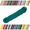CARTONARE Cordoncino in gomma 2mm 3mm Filo elastico per cucito, artigianato e attività all'aperto - Corda tonda, corda espandibile, elastico (549) Turchese, 3mm x 5m