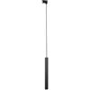 VR VETRINEINRETE Vetrineinrete® Faro led pendente lunghezza massima 80 cm 3 Watt per binario monofase faretto a luce naturale 4000k (Nero)