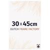 Dutch Frame Factory - Cornice 30x45 cm - Bianco Lucente - Cornice per foto in Plastica con vetro plastico Antiriflesso - Cornice portafoto 30x45 cm - Easy
