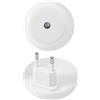 Opilroyn Lampada Notturna Con Sensore Rotondo, Lampada Notturna Intelligente Con Controllo Della Luce, Luce Notturna LED Intelligente Calda E Morbida, Luce Notturna Automatica Con Sensore Di Luce Per Interni,