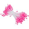 PATIKIL 3mm Doppio Teste Fiore Stame 150pz Fiore Artificiale Stame Pistillo Opaca Floreale Stame per Fai da Te Natale Cartolina Matrimonio Decorazione Scuro Rosa