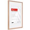 HIMEETIME® 1x Cornice Foto in Legno Quercia A2 42x59.4cm，Passepartout 30x42cm,Cornice 42x60 con Vetro artificiale infrangibile-Cornice per Grande Quadro,Poster-Solo esposizione da parete