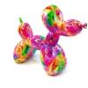 YOYUMI Cane Palloncino Scultura Resina Ornamenti Struttura in marmo fluido rosa