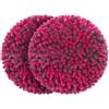 AOKIIE Set di 2 palline di pino artificiale da 40,6 cm, palline di bosso di rosa con 8 strati di foglie, protezione UV, piante sempreverdi finte, decorazione esterna per portico, giardino, cortile