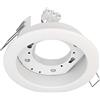 ledscom.de Plafoniera da incasso ZOBE II, bianco opaco, rotonda, Ø 107 mm, 1x GX53 max. 25W