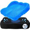 Tsmertor Cuscino da seduta in gel extra spesso per sedersi a lungo, cuscino per alleviare la pressione, cuscino per sedia per mal di schiena, cuscino a uovo per auto, sedia da scrivania, sedia a rotelle, sedia