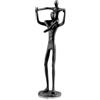 LOVIN PRODUCT Statua Padre & Figlio in Ferro, 23cm Scultura Figurina