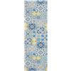 Pierre Tappeti Tappeto EMOZIONI CETARA moderno ceramiche maiolica amalfitana lavabile antiscivolo cm.58x190 passatoia multiuso bagno cucina ingresso