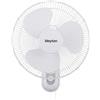 BLEYTON Ventilatore da parete silenzioso, 40 W, bianco, Classic Wall, ventilatore con corda di accensione, oscillazione 90° + regolazione verticale 30°, ideale per casa, uffici, aule, uffici e camere