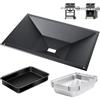 Nordic Bbq Store 66036 - Vassoio per grasso con 10 pezzi 6415, per Weber Genesis II serie 300, ricambio per Weber Genesis II E-310 E-315 E-325 E-330 E-335 S-310 S-315 S-330 S-335 CSE-340 Griglie