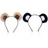 ATBUSS Fasce Per Panda Da 2 Pezzi, Accessori Per Capelli Del Tutto Fiammifero, Fascia Per Il Viso Con Lavaggio Dei Capelli A Stampa, Accessori Per Vestire Carini.