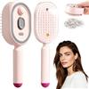XILEPINGAN 3-in-1 Hair Brush, Spazzola a Capelli 2026, Previene efficacemente l'elettricità statica e l'effetto crespo，Rosa