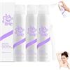 Sgjwyc Cloud Sense - Spray depilazione sensibile, crema depilatoria per uomini e donne, delicato e ad azione rapida, per braccia, gambe, petto, zona bikini (3)
