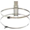 eletech Staffa per vaso espansione supporto a muro per vaso di espansione autoclave in acciaio inox per serbatoio acqua calda sanitaria fissaggio pressione membrana refrigerante (330mm 1 pc)