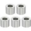 PATIKIL M3 Distanziali in Acciaio Inossidabile, 5pz Distanziatore Metallico Acciaio Inossidabile 3,1mm ID x 6mm OD X5mm L Vite Rotondo per 1/8 M3 Bulloni a Vite