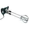 PHOYUXM Agitatore per malta doppio, 2800 W, 6 marce, colore e miscelatore per malta, miscelatore per malta mista, miscelatore per calcestruzzo, design a doppio manico, per vernice, bitume