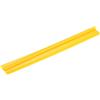 QUARKZMAN 5 Pcs Bacchette Di Saldatura In Plastica Gialla 9.5mm x 250mm HDPE Nastro Piatto In Plastica Per Riparazione Serbatoi D'Acqua Pallet Carrelli Elevatori Bidoni(0.4inch x 10inch)