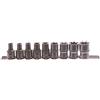 Geko G10160 - Set di chiavi Torx E10-E24 CRV 1/2, 10 pezzi, multicolore