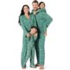 Amazon Essentials x Sofia Grainge Completi Coordinati di Pigiami Natalizi per La Famiglia Uomo, Verde Salvia Scuro Holiday, XXL