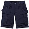 Carhartt, Short cargo da lavoro multitasche Rugged Flex® in tessuto Ripstop, Relaxed Fit Uomo, Blu navy, W40