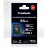 Voigtländer microSDXC Prof. ad alta velocità UHS-I, Cl10, U3, V30 (100/95 MB/s) 64 GB"