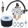 Adefol Kit carburatore per Honda GX240 8HP GX 270 9HP, carburatore + filtro aria + candela + set guarnizioni + iniettore carburante, ricambio 16100-ZE2-W71