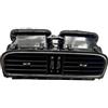 Hoandkp Bocchette Aria Condizionata Per VW Per Polo 5 6R 2010-2013 6RD819728 Pianoforte Vernice Nera Cruscotto Centrale A/C Uscita Aria Vent Grill Auto Ventilazione Griglia