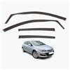 AirFlux Set di 4 deflettori d'aria compatibili con Opel Astra J 5 porte Hatchback 2010 2011 2012 2013 2014 2015