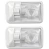ANYPOWK 12 Volt LED Luci LED per camper con interruttore on/off, Neutro 4000-4500 K, 3,5 W, 400 lm, illuminazione interna per camper, furgoni, rimorchi, barche, confezione da 2