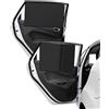 Xibao Tendine Auto Bambini,Parasole per Finestrini Auto,Parasole per Finestrini Auto,Parasole Lunotto Posteriore,Adatto alla Maggior Parte di Auto,SUV,Camper,Berline (Nero, Lunotto posteriore)