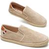 GLAMORA Scarpe Slip On Uomo in Tela, Mocassini Estivi Traspiranti Senza Lacci, Scarpe Casual Leggere con Elastici Laterali, Suola in Gomma Antiscivolo, Stile Corda