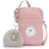 Kipling Tally - Borsa a tracolla per telefono, colore: Rosa, Rosa da sposa., 4.4''L x 6.9''H x 1''D