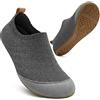 Sosenfer Pantofole morbide unisex - Pantofole fatte in casa antiscivolo, comode scarpe a piedi nudi per uomo e donna, per casa, bagno e hotel, 1230 Grigio Profondo Njd, 44/45 EU