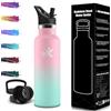 Mulbijeo Borraccia Termica 750 ML, Senza BPA, Bottiglia Termica, Sottovuoto a Doppia Parete, Borracce Termiche, 18/8 Acciaio Inox, Borraccia con Cannuccia, Termos per Palestra, Sport, Bici