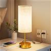 UPXNBOR Lampada da Comodino Touch, Abat-Jour da Comodino con Ricarica