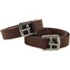 Avon Equine Staffa in pelle nera e marrone (da 116,8 cm a 142,2 cm) (46 pollici, marrone scuro)