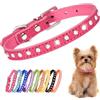 YOUALSO Collare per cucciolo di cane con strass colorati Bling ragazza cucciolo gatto collari rosa caldo S