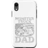 Monster Truck Dad Gear Custodia per iPhone XR Monster Truck Dad Bandiera Americana Fuoristrada Veicolo
