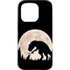 Funny Hand Boop Nose Trex Frog Moon Men Custodia per iPhone 15 Pro T-Rex Rana Mano Boop Naso Luna Piena Dinosauro Umorismo Outdoor