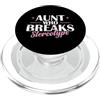 break stereotype trailblazer aunt empowe Zia che rompe lo stereotipo PopSockets PopGrip per MagSafe