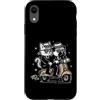 ska scooter cat dog boy two tone Custodia per iPhone XR Ska Scooter Duo Ride
